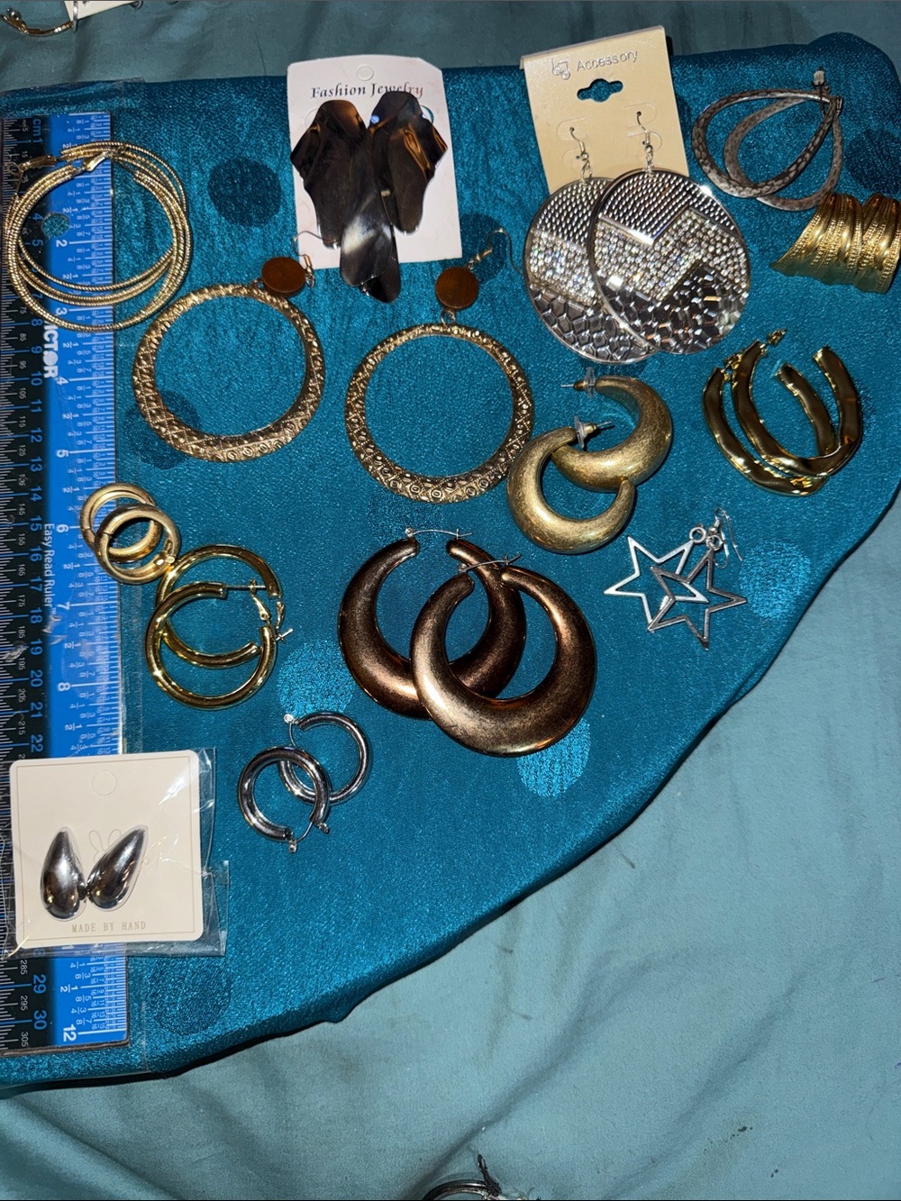 Gold Hoop Earrings - Women Jewelry